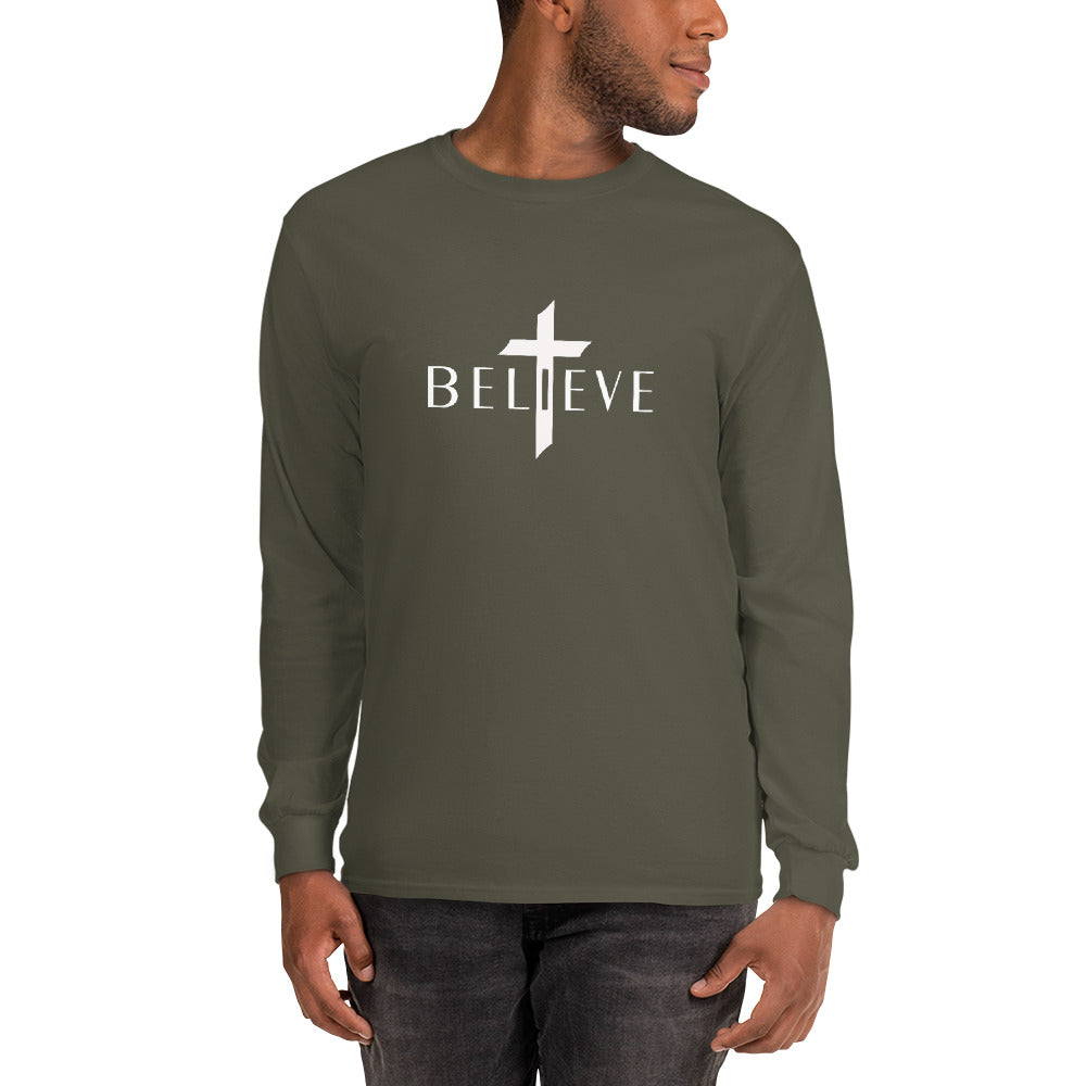 BELIEVE Men’s Long Sleeve Shirt