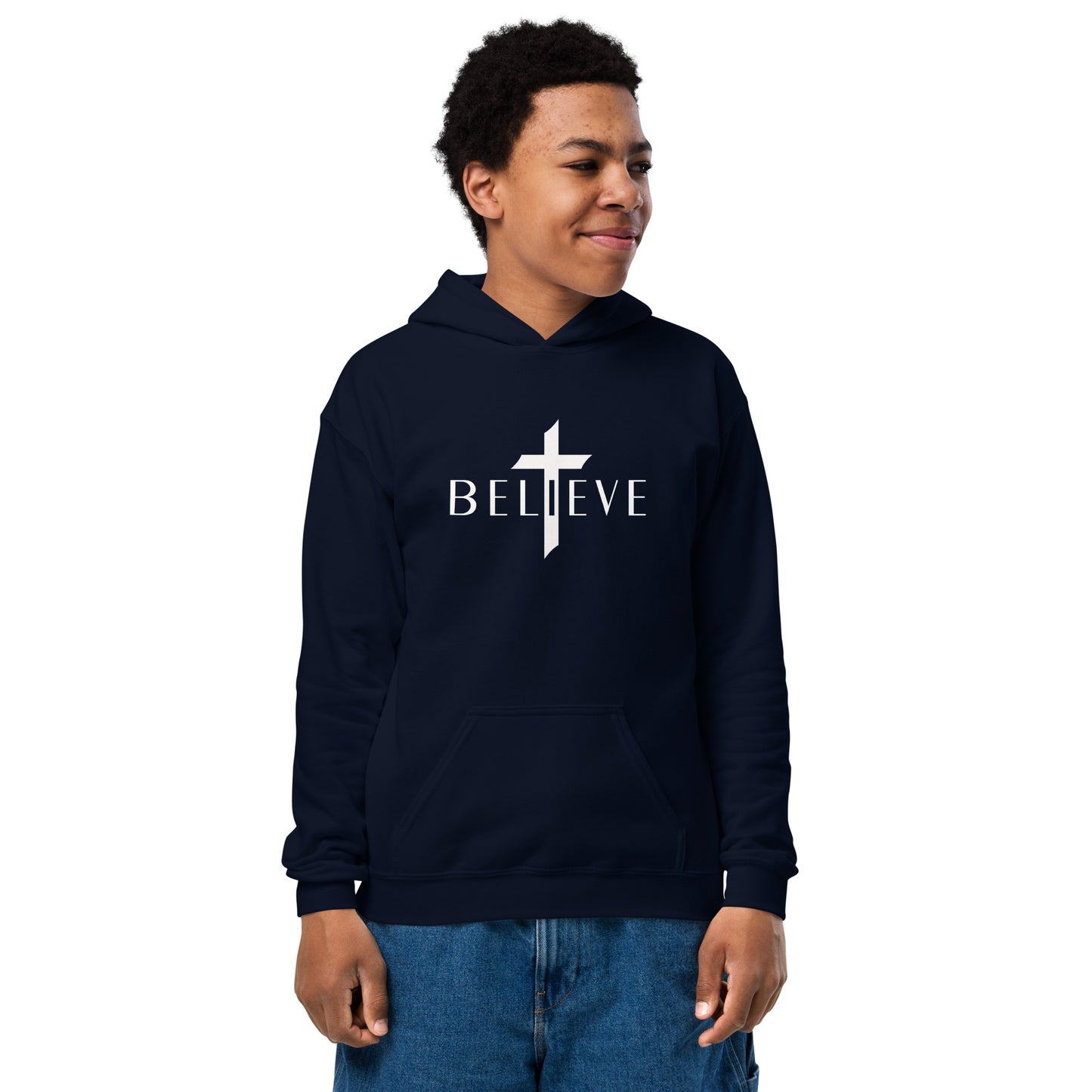 BELIEVE Youth heavy blend hoodie