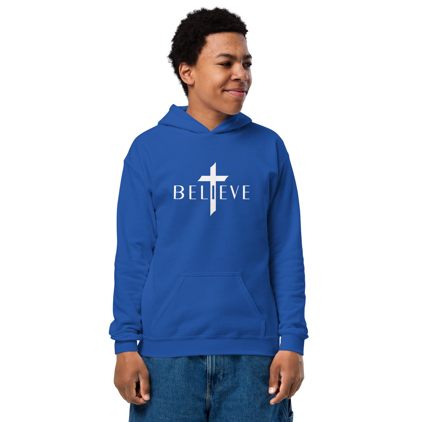 BELIEVE Youth heavy blend hoodie